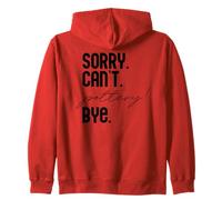 LO Siento. NO Puedo. Pottery! ADIÓS. Potter Ceramics Meme EN LA Espalda Sudadera con Capucha