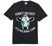 Lo Siento, no Puedo Salir su Tiempo de ordeño Amante Divertido de la Vaca Comfort Colors Adult Heavyweight T-Shirt