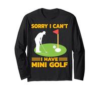 Lo Siento, no Puedo Tener Mini Golf Champion Humor Manga Larga
