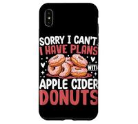 Lo siento, no puedo tener planes con donas de sidra de manzana Carcasa para iPhone XS Max