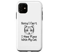 Lo Siento, no Puedo Tener Planes con mi Gato Carcasa para iPhone 11