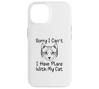 Lo Siento, no Puedo Tener Planes con mi Gato Carcasa para iPhone 14