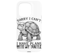 Lo Siento, no Puedo Tener Planes con mi Tortuga Carcasa para iPhone 15 Pro