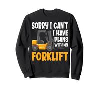 Lo Siento, no Puedo Tener Planes Funny Warehouse Forklift Driver Sudadera