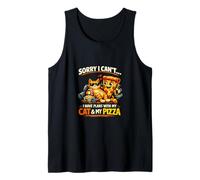 Lo Siento, no Puedo, Tengo Planes con mi Cat & Pizza, Gracioso Camiseta sin Mangas