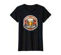 Lo Siento, no Puedo, Tengo Planes con mi Cerveza, Beer Camiseta gráfica económica, Mujer, Negro, L