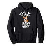 Lo siento, no puedo, tengo planes con mi corgi Sudadera con Capucha