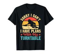 Lo Siento, no Puedo, Tengo Planes con mi Tocadiscos Retro DJ Camiseta