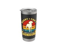 Lo siento, no puedo, tengo un coonhound retro Treeing Walker Dog Club Vaso térmico de acero inoxidable de doble pared