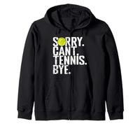 Lo Siento, no Puedo Tenis Adiós Tenis Humor Sudadera con Capucha