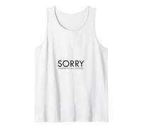 Lo Siento, olvidé devolverte la Llamada, Dicho Divertido Camiseta sin Mangas