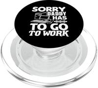 Lo Siento papá Tiene Que IR a Trabajar - Funny Computer Worker Dad PopSockets PopGrip para MagSafe