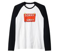 Lo siento pero no lo siento Declaración de idioma para adultos y niños Camiseta Manga Raglan