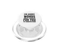 Lo Siento, Pero no sé Ninguna Palabra lo Suficientemente pequeña PopSockets PopGrip para MagSafe