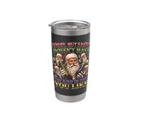 Lo siento, pero Papá Noel no hace juguetes que te gusten Vaso térmico de acero inoxidable de doble pared