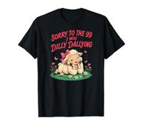 Lo Siento por el 99 Estaba Dilly Dallying Lost Sheep Funny Women Camiseta