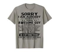 Lo siento por el Already Taken By A Freaking Awesome Guy JUNE Camiseta