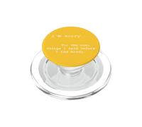 Lo Siento por lo Que Dije Antes de Tener pájaros (en inglés) PopSockets PopGrip para MagSafe