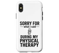 Lo Siento por lo Que Dije Durante mi Terapia física Carcasa para iPhone X/XS