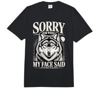 Lo Siento por lo Que Dijo mi Cara Estoy Tratando de ser Amable Comfort Colors Adult Heavyweight T-Shirt
