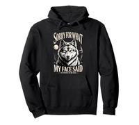 Lo Siento por lo Que Dijo mi Cara Estoy Tratando de ser Amable Sudadera con Capucha