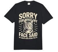 Lo Siento por lo Que Dijo mi Cara mi Boca fue educada Comfort Colors Adult Heavyweight T-Shirt