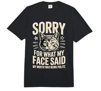 Lo Siento por lo Que Dijo mi Cara mi Boca fue educada Comfort Colors Adult Heavyweight T-Shirt