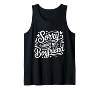 Lo Siento por mi Novio Relación Divertida Humor Camiseta sin Mangas