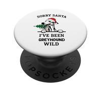 lo Siento Santa, he Sido Greyhound Salvaje PopSockets PopGrip Adhesivo