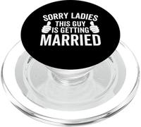 Lo Siento señoras, Este Chico se va a Casar Soltero Divertido PopSockets PopGrip para MagSafe