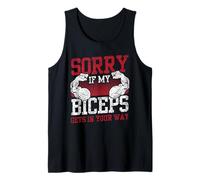 Lo Siento si mi bíceps se interpone en tu Camino Rizo Muscular Camiseta sin Mangas