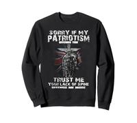 Lo Siento si mi Patriotismo te ofende confía en mí tu Falta Sudadera