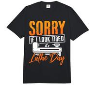 Lo Siento si Parezco Cansado es el día del Torno Carpintería Woodturning Comfort Colors Adult Heavyweight T-Shirt