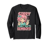 Lo Siento Solo Hablo con Femboys Lindo Anime Meme Yaoi Manga Manga Larga