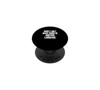 Lo Siento, Solo Tengo Sentido en Otro Idioma Tutor bilingüe PopSockets PopGrip Adhesivo