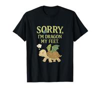 Lo Siento, Soy Dragón, mis pies, Tortuga, dragón Juego de Palabras Camiseta