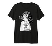 Lo Siento, te ofendí con mi Chica de Arte Pop de Sentido común Camiseta Premium