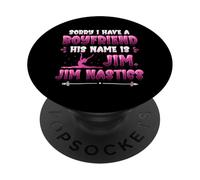 Lo Siento, Tengo Novio Jim Nastics Gimnasia Divertida PopSockets PopGrip Adhesivo