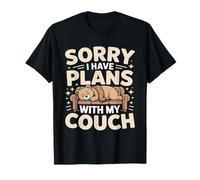 Lo Siento, Tengo Planes con mi sofá Oso Camiseta