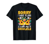 Lo Siento, Tengo Planes con mi Ukelele Divertido músico Camiseta