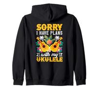 Lo Siento, Tengo Planes con mi Ukelele Divertido músico Sudadera con Capucha
