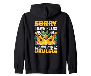 Lo Siento, Tengo Planes con mi Ukelele Divertido músico Sudadera con Capucha