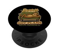 LO Siento Tengo Planes Conciencia MI/CFS - PopSockets PopGrip Adhesivo