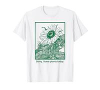 Lo Siento, Tengo Plantas Hoy (jardinería) (gráfico de Flores) Camiseta