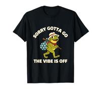 Lo Siento, Tengo Que IR El Ambiente está Apagado Retro Frog Camiseta