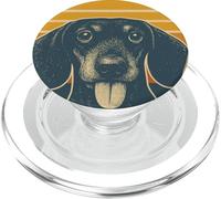 Lo Siento, Tengo Que IR, extraño a mi Perro, Perro Salchicha Retro PopSockets PopGrip para MagSafe
