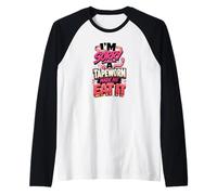 Lo Siento, una Tenia me Hizo comerlo Humor de la Dieta Camiseta Manga Raglan