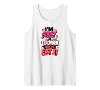 Lo Siento, una Tenia me Hizo comerlo Humor de la Dieta Camiseta sin Mangas