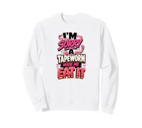 Lo Siento, una Tenia me Hizo comerlo Humor de la Dieta Sudadera