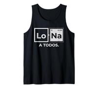 Lo Sodio A Todos Los Odio a Todos Lo Na Química Divertida Camiseta sin Mangas
